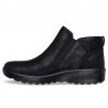 Botines Planos Skechers Fall In Bloom Mujer Negro