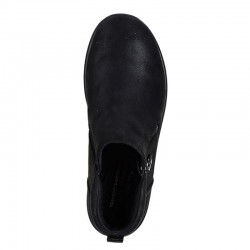 Botines Planos Skechers Fall In Bloom Mujer Negro