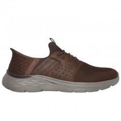 Zapatos de Sport Skechers Garner Newick Hombre Cuero
