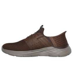Zapatos de Sport Skechers Garner Newick Hombre Cuero