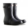Botas de Agua Hunter Hunter Original Short Mujer Negro