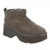 Botines Planos Ugg W Classic Ultra Mini New Mujer Taupe