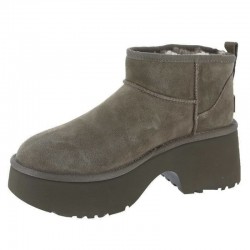 Botines Planos Ugg W Classic Ultra Mini New Mujer Taupe