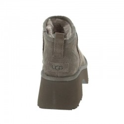 Botines Planos Ugg W Classic Ultra Mini New Mujer Taupe
