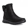 Botines Planos Skechers Synergy Mujer Negro-negro