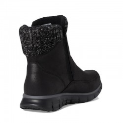 Botines Planos Skechers Synergy Mujer Negro-negro