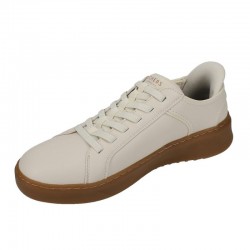 Sneakers Skechers Court Break-double Vented Hombre Blanco