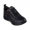 Sneakers Skechers Billion 2 Fine Shine Mujer Negro-negro