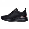 Sneakers Skechers Billion 2 Fine Shine Mujer Negro-negro
