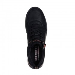 Sneakers Skechers Billion 2 Fine Shine Mujer Negro-negro