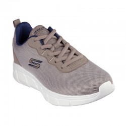 Sneakers Skechers Bobs Sport B Flex-icy Adge Hombre Taupe