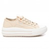 Zapatillas Lona Refresh 172719 Mujer Beig