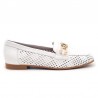 Mocasines Pitillos 5644 Mujer Blanco