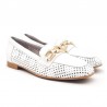 Mocasines Pitillos 5644 Mujer Blanco