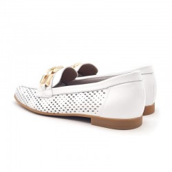 Mocasines Pitillos 5644 Mujer Blanco