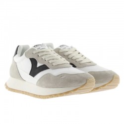 Sneakers Victoria Viento Nylon & Serraje Mujer Negro