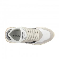 Sneakers Victoria Viento Nylon & Serraje Mujer Negro