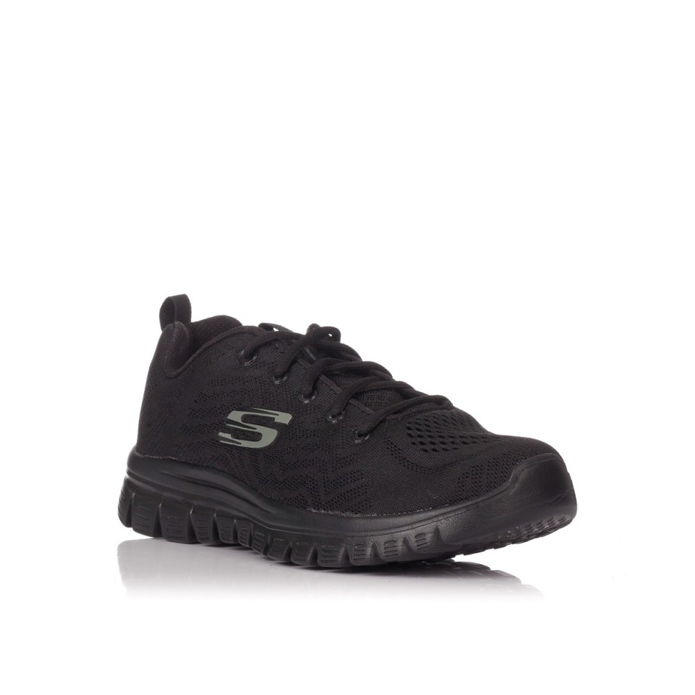 Sneakers Skechers Get Connected Mujer Negro-negro