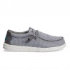 Zapatillas Lona Hey Dude Wally Sport Hombre Gris