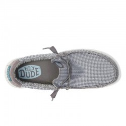 Zapatillas Lona Hey Dude Wally Sport Hombre Gris