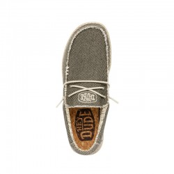 Zapatillas Lona Hey Dude Wally Braided Hombre Verde