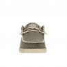 Zapatillas Lona Hey Dude Wally Braided Hombre Verde