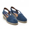 Cuñas de Esparto Verbenas Maika Mujer Azul