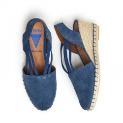 Cuñas de Esparto Verbenas Maika Mujer Azul