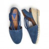 Cuñas de Esparto Verbenas Maika Mujer Azul