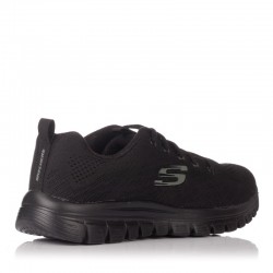 Sneakers Skechers Get Connected Mujer Negro-negro