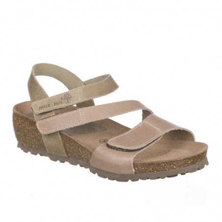 Cuñas Inter-bios 5378 Mujer Beig-kaki