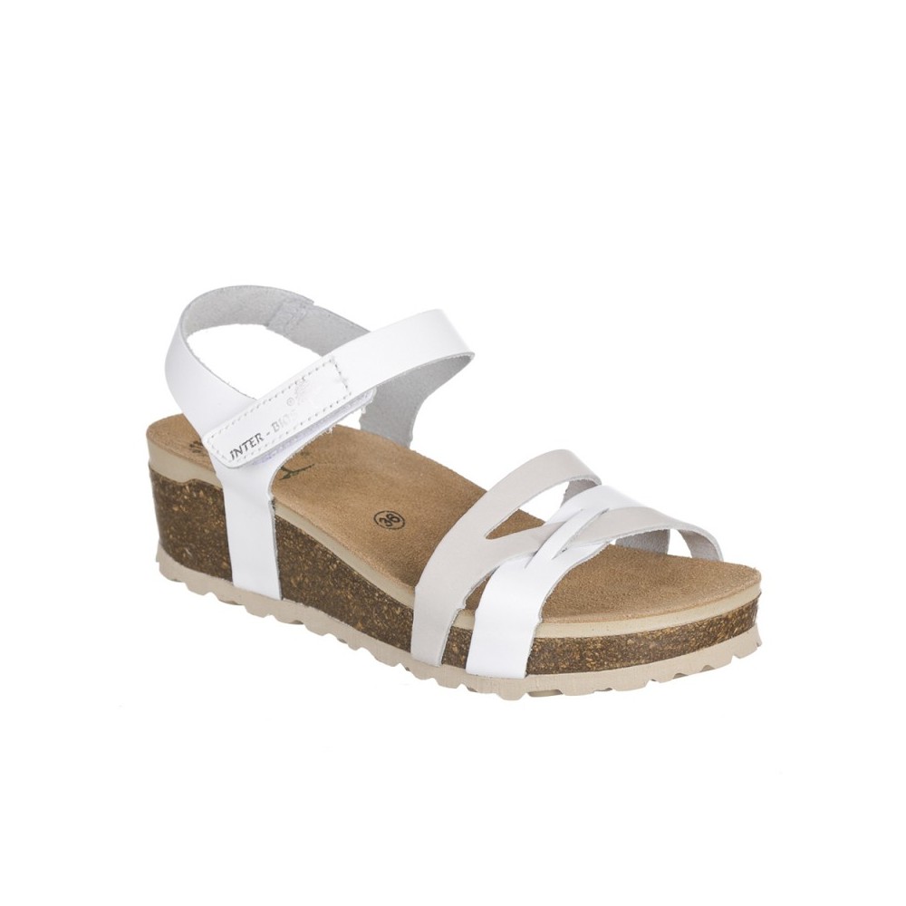 Cuñas Inter-bios 5803 Mujer Blanco-gris