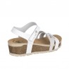 Cuñas Inter-bios 5803 Mujer Blanco-gris