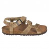 Sandalias Planas Inter-bios 7179 Mujer Kaki