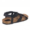 Sandalias Planas Inter-bios 7179 Mujer Negro