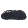 Sandalias Planas Inter-bios 7179 Mujer Negro