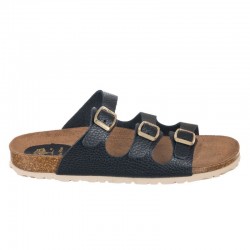 Sandalias Planas Inter-bios 7231 Mujer Negro