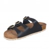 Sandalias Planas Inter-bios 7231 Mujer Negro