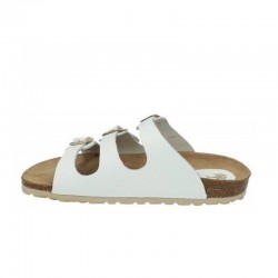 Sandalias Planas Inter-bios 7231 Mujer Blanco