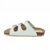 Sandalias Planas Inter-bios 7231 Mujer Blanco