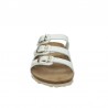 Sandalias Planas Inter-bios 7231 Mujer Blanco