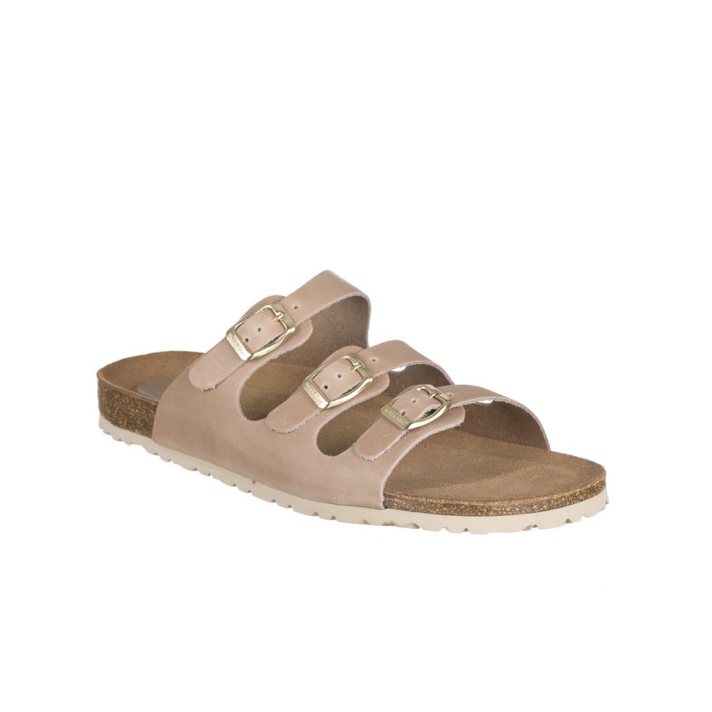 Sandalias Planas Inter-bios 7231 Mujer Beig