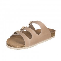 Sandalias Planas Inter-bios 7231 Mujer Beig