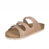 Sandalias Planas Inter-bios 7231 Mujer Beig