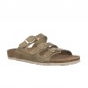 Sandalias Planas Inter-bios 7231 Mujer Kaki
