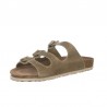 Sandalias Planas Inter-bios 7231 Mujer Kaki