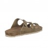 Sandalias Planas Inter-bios 7231 Mujer Kaki