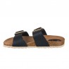 Sandalias Planas Inter-bios 7232 Mujer Negro