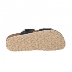 Sandalias Planas Inter-bios 7232 Mujer Negro