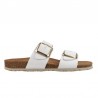 Sandalias Planas Inter-bios 7232 Mujer Blanco